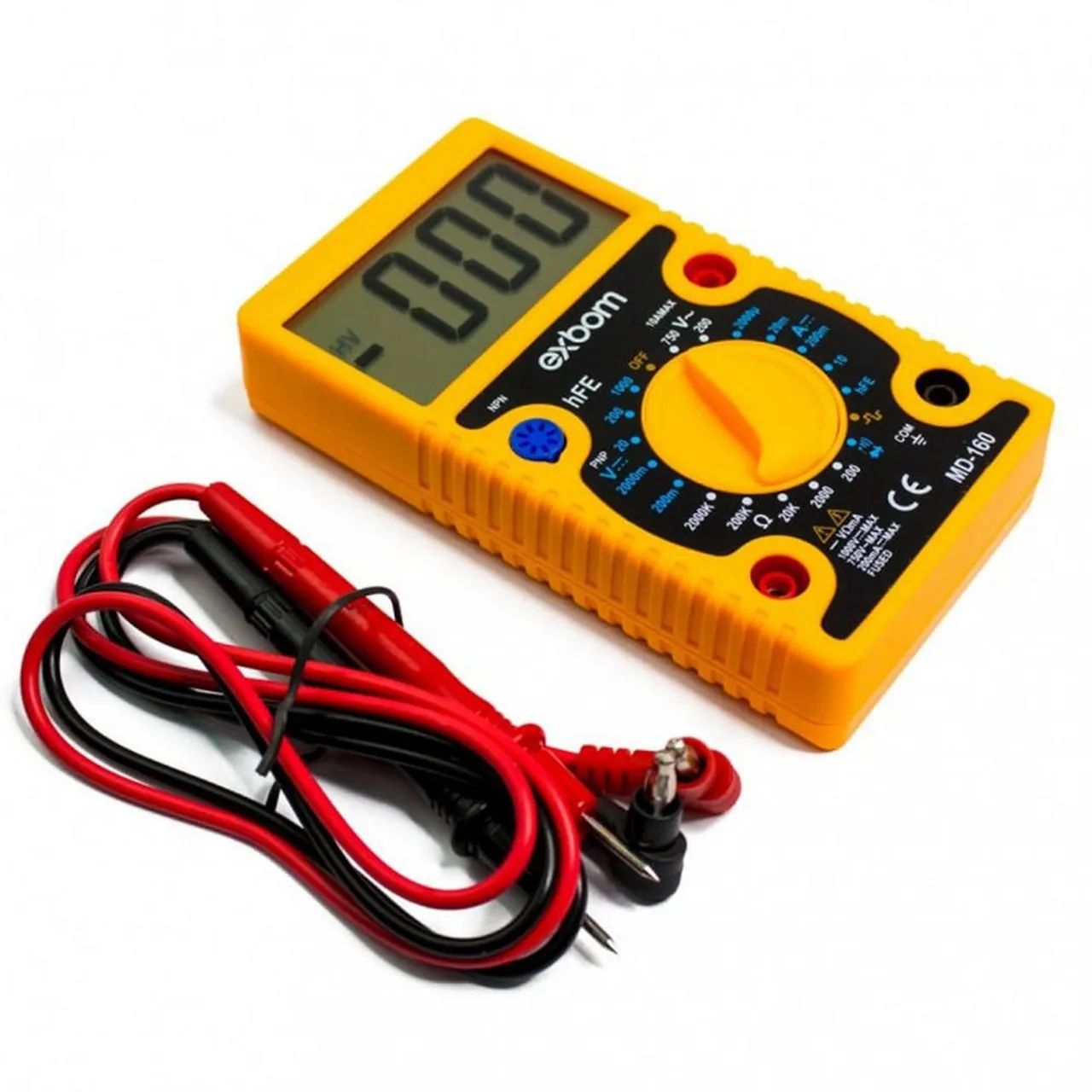 Multímetro Digital Portátil [Amarelo] Eficiente <br><br><br> - Foto 3