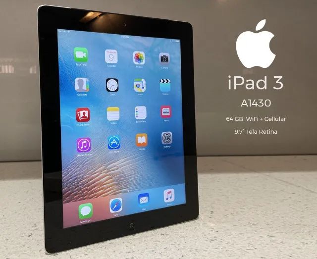 Apple iPad第3世代Wi-Fi Cellular32GB A1430 美 iPad 3 - A1430 - 64GB Wi-Fi Cellular - Tablets e E-Readers