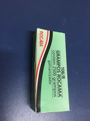 Grampo polido 8mm 106/8 Tapeceiro c/2500 grampos Rocama - Foto 5