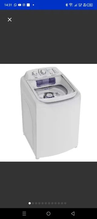 Máquina de Lavar Roupa Automática 15kg