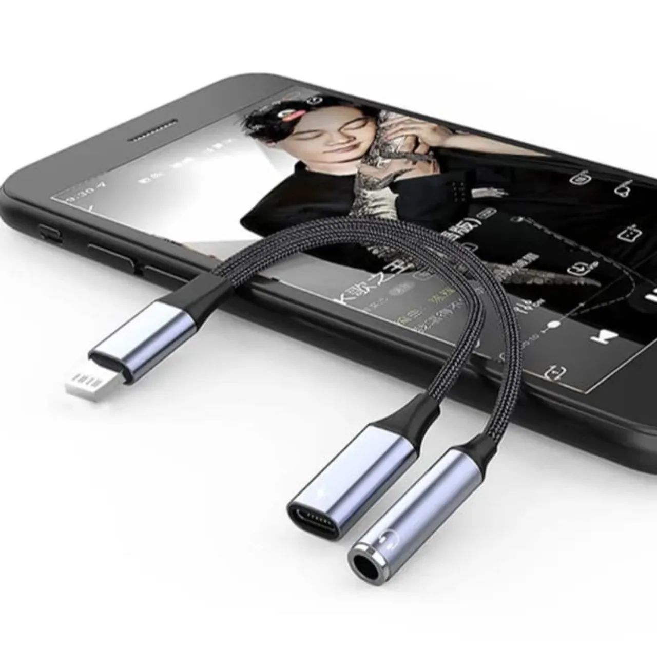 Adaptador P2 3.5mm para Lightning para iPhone BYSCOON