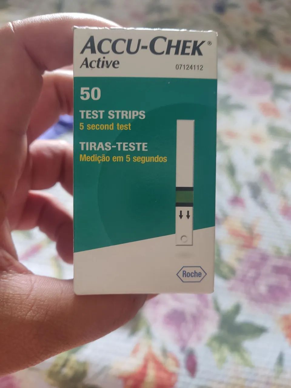 150 Tiras para Teste de Glicose Accu-Chek Active - Foto 2