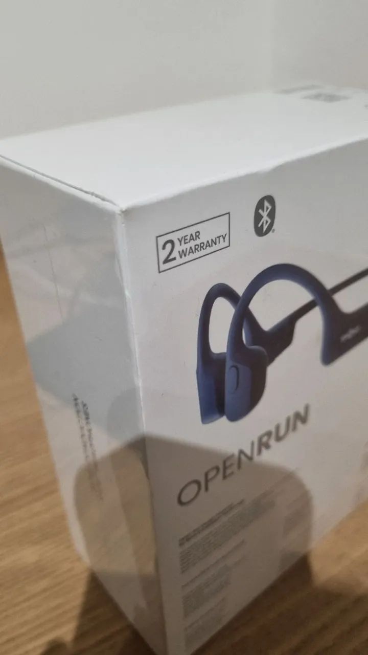 Fone de ouvido esportivo shokz openrun de condução óssea lacrado - Foto 3