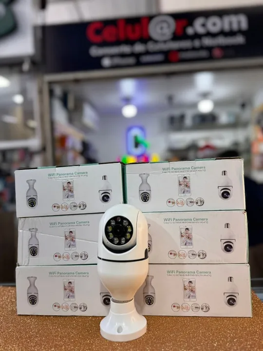 camera para bocal de lampada wifi
