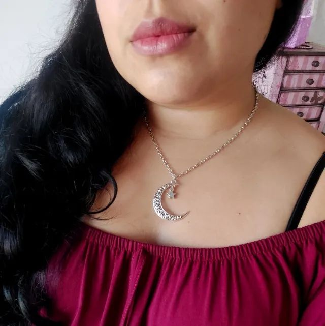 Colar Estrelinha Na Lua Crescente - Foto 4