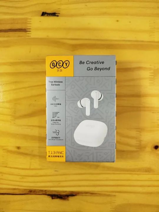 Fone de ouvido EarBuds QCY T13 ANC - com cancelamento de ruído ativo - Lacrado!