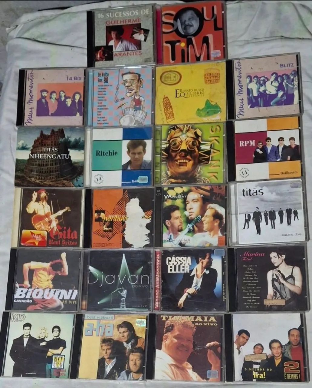 CDs de Rock Nacional e Pop internacional 