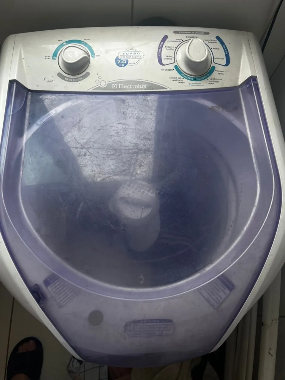 Máquina de Lavar Electrolux Turbo Compacta 7.0 kg