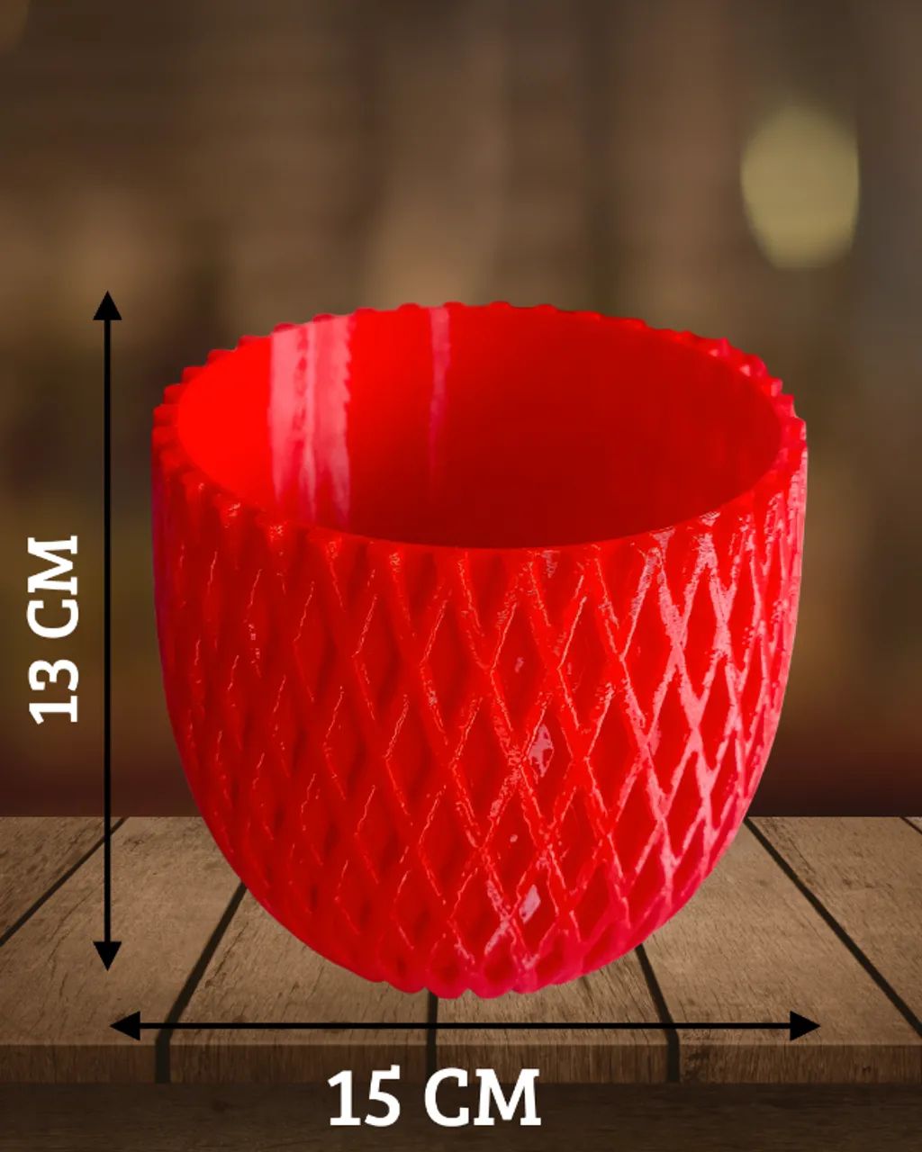 Vaso tipo Xícara Grande - Impressão 3D - Foto 2