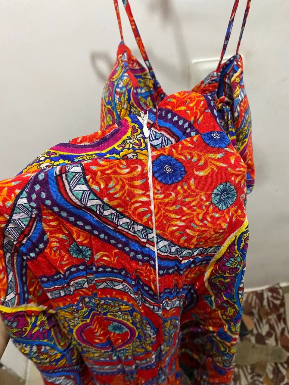 Vestido estampado com bojo - Foto 5