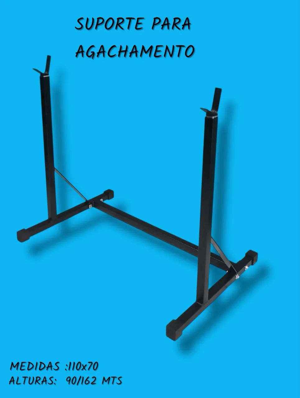 Cavalete para barra e agachamento 
