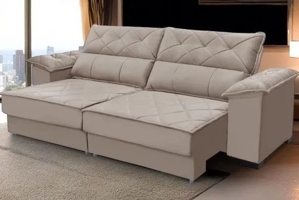 Sofá Retrátil e reclinável  Roma 2,60 64673644339075120