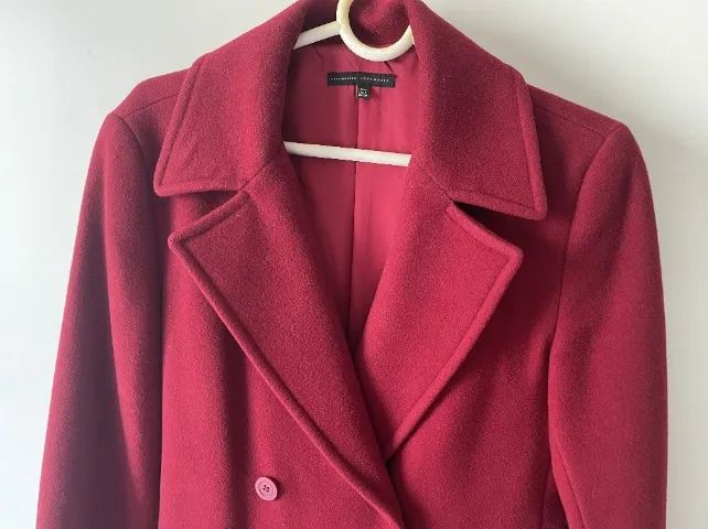TRENCH COAT ZARA BASIC  FALL/ WINTER  42 LÃ VERMELHO - Foto 2