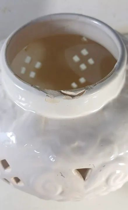 Jarro Decorativo em Cerâmica Branco - Foto 5