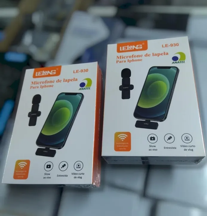 Microfone de Lapela para iPhone e tipo C - entrega à domicílio em São Luís