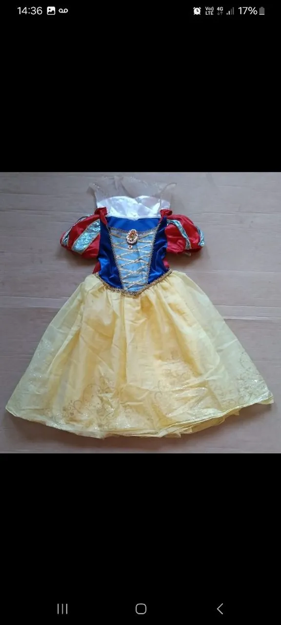 Fantasia Infantil da Branca de Neve