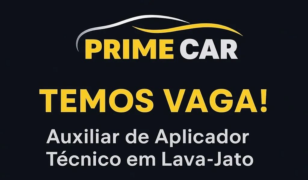 Vagas para lava carro ecológico