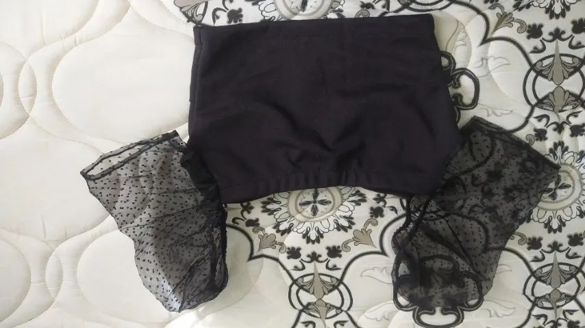  Cropped com ziper - Foto 3