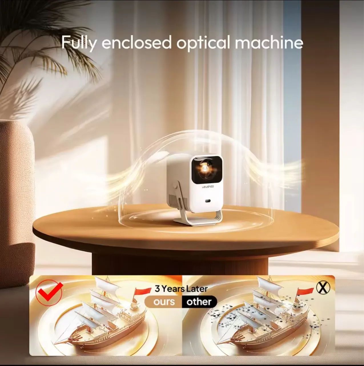 Projetor Vevshao A1564289869578241121