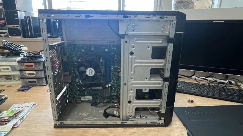 Gabinete Lenovo + placa mae com defeito+ coooer - Foto 3
