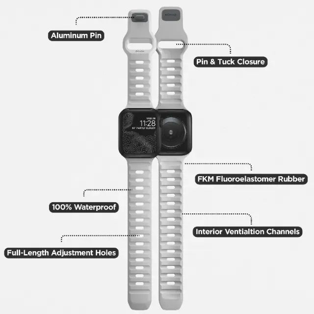 Pulseira Original Nomad Sport Band para Apple Watch 3 - Lunar Gray (Importada) - Foto 3