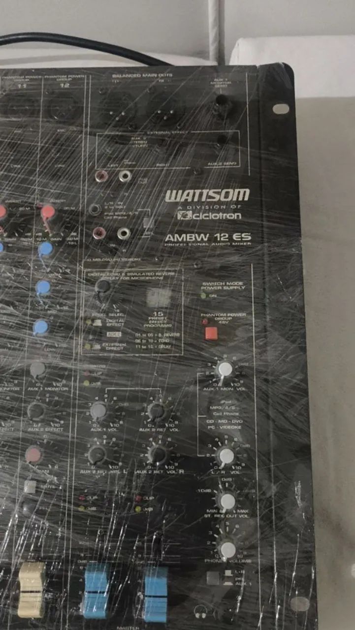 Mesa de Som Wattson AMBW 12 ES - Foto 4