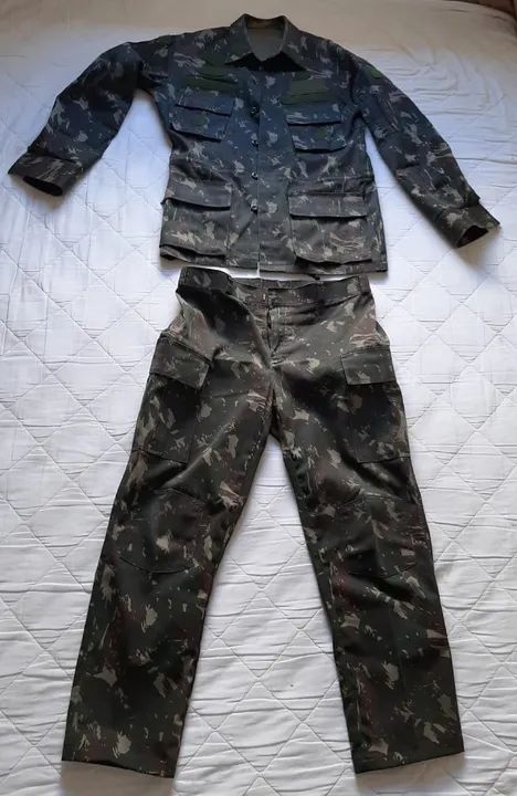 Uniforme camuflado completo em ótimo estado tamanho G Promoção - Foto 5