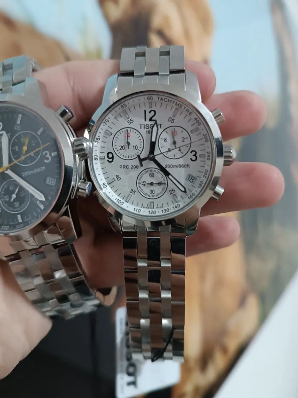 Relógio TISSOT MOSTRADOR BRANCO  - MODELO PRC 200 - Foto 2