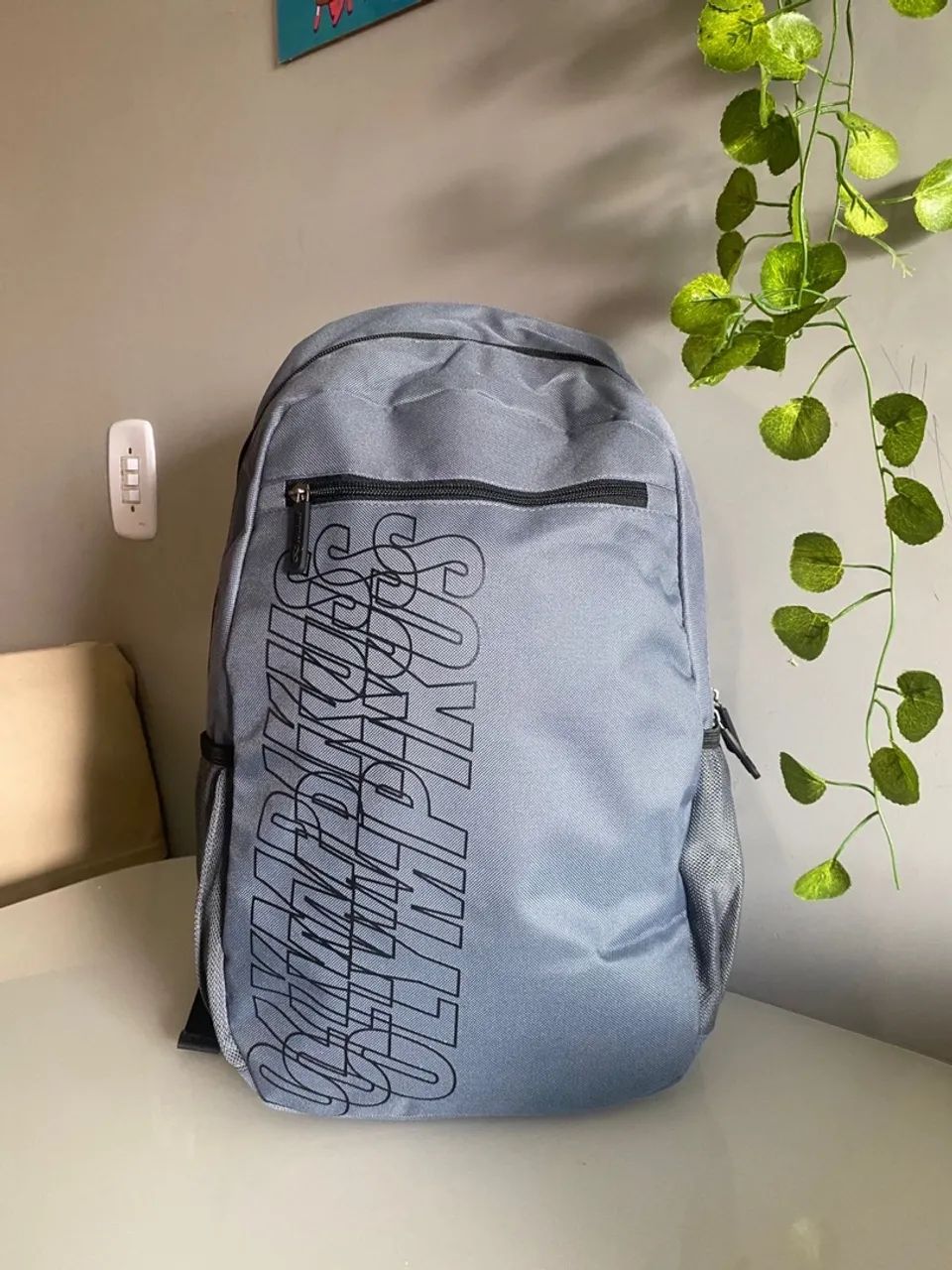 Mochila Olympikus Cinza