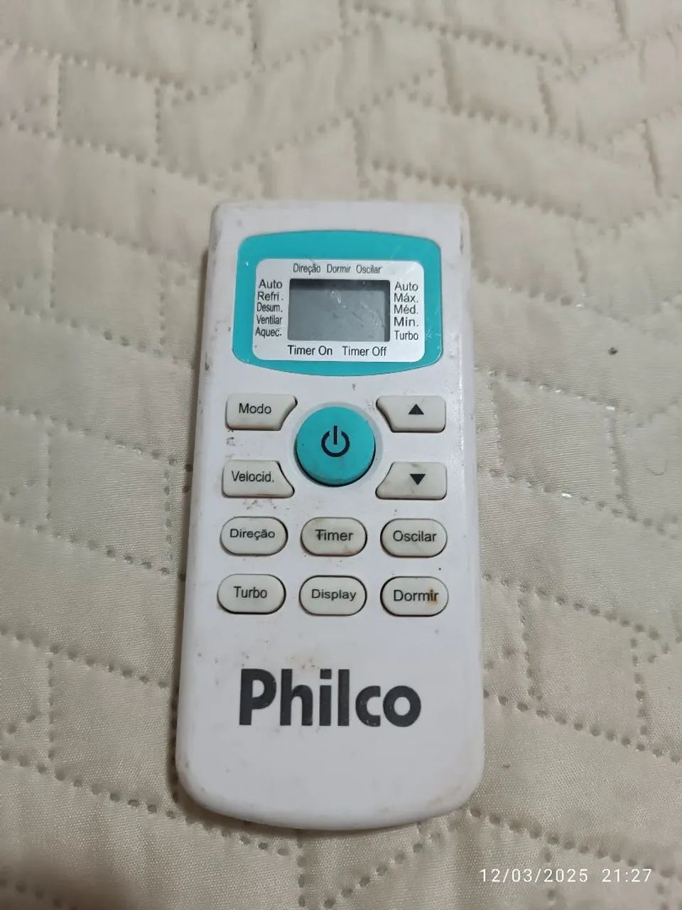 Controle Remoto Ar Condicionado Philco - Foto 3