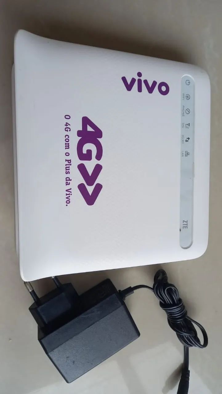 Modem móvel wi-fi 4G Plus ZTE desbloqueado 