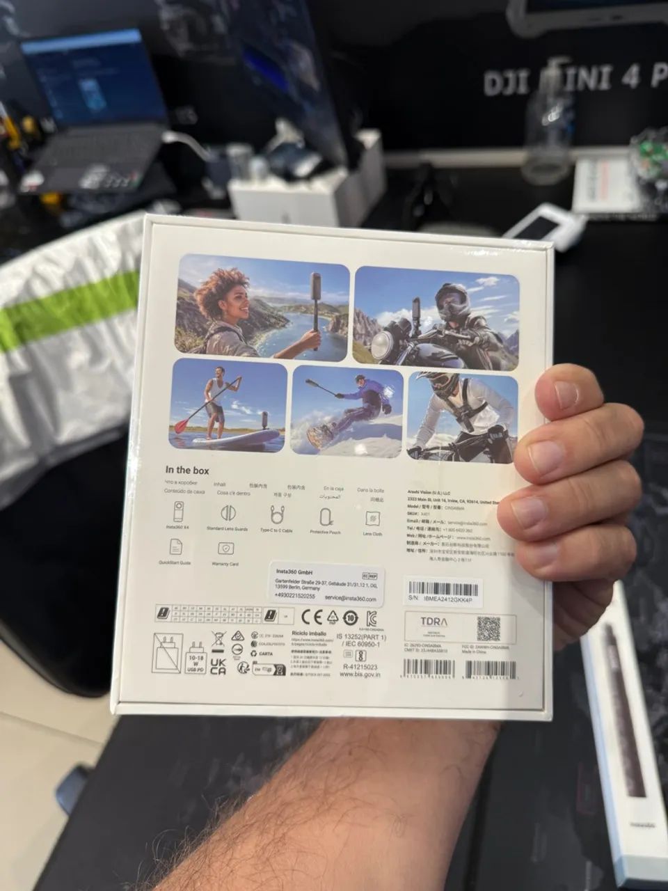Insta360 x4 nova lacrada kit completo - Foto 3