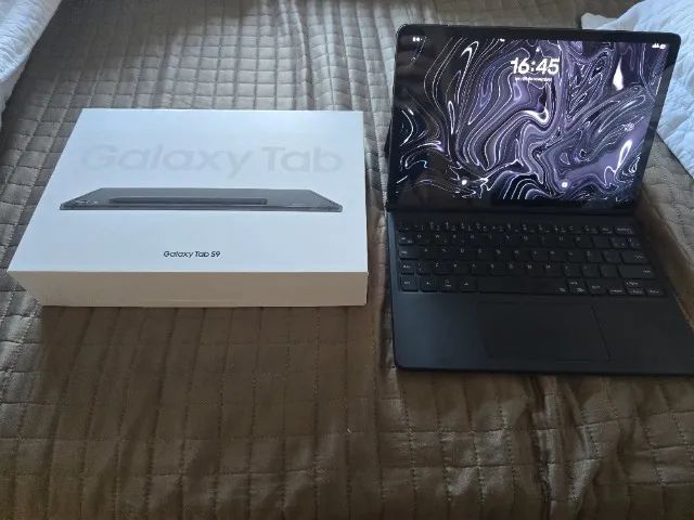 Tablet Samsung Tab S9 + Capa Teclado Original + Capa GSHIELD - Foto 2