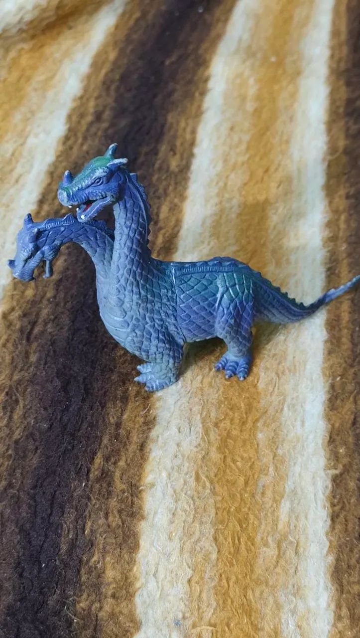 Drake de Borracha Roxo - 20 cm | Duas Cabeças - Foto 2