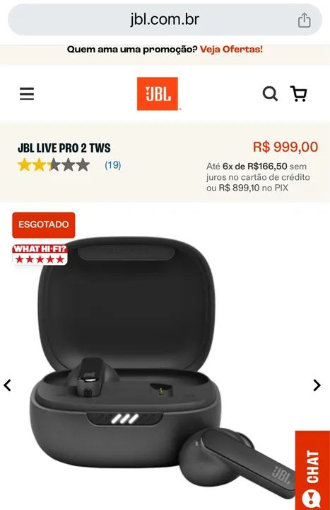 JBL LIVE PRO 2 TWS PERFEITO COMPLETO COMO NAS FOTOS - Foto 6