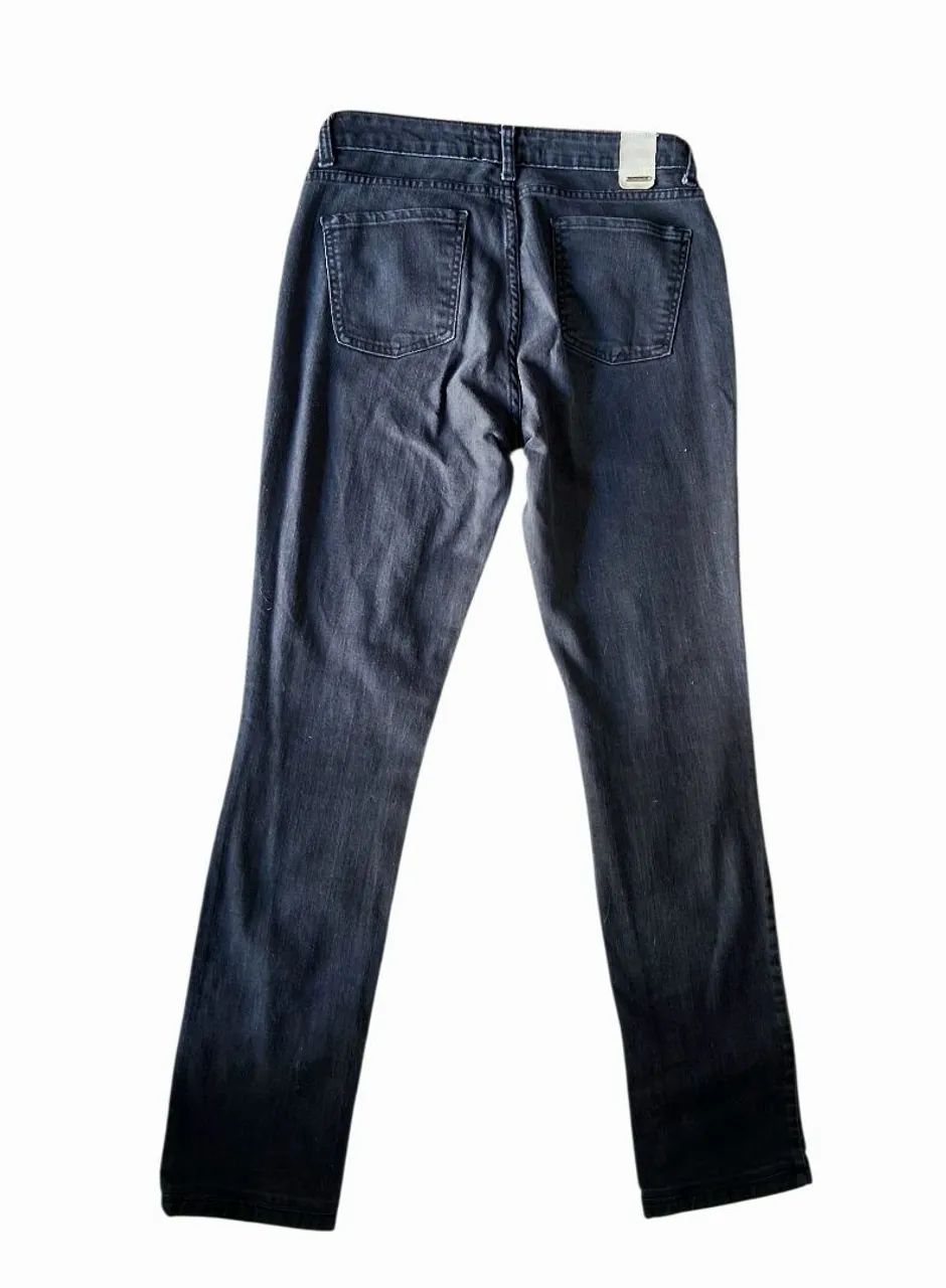 Calça jeans preta reta Simulassão - Foto 2