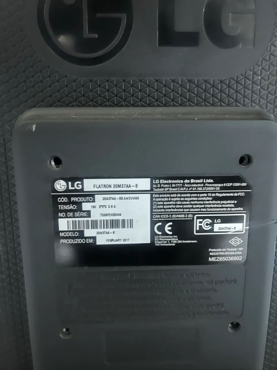 Monitor 19.5" LG Flatron 20M37AA-B - VGA - Resolução HD 1366 x 768 - SEMINOVO - Foto 4