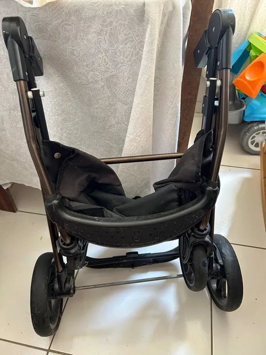 Carrinho de bebê + bebê conforto (Galzerano) - em ótimo estado - Foto 2