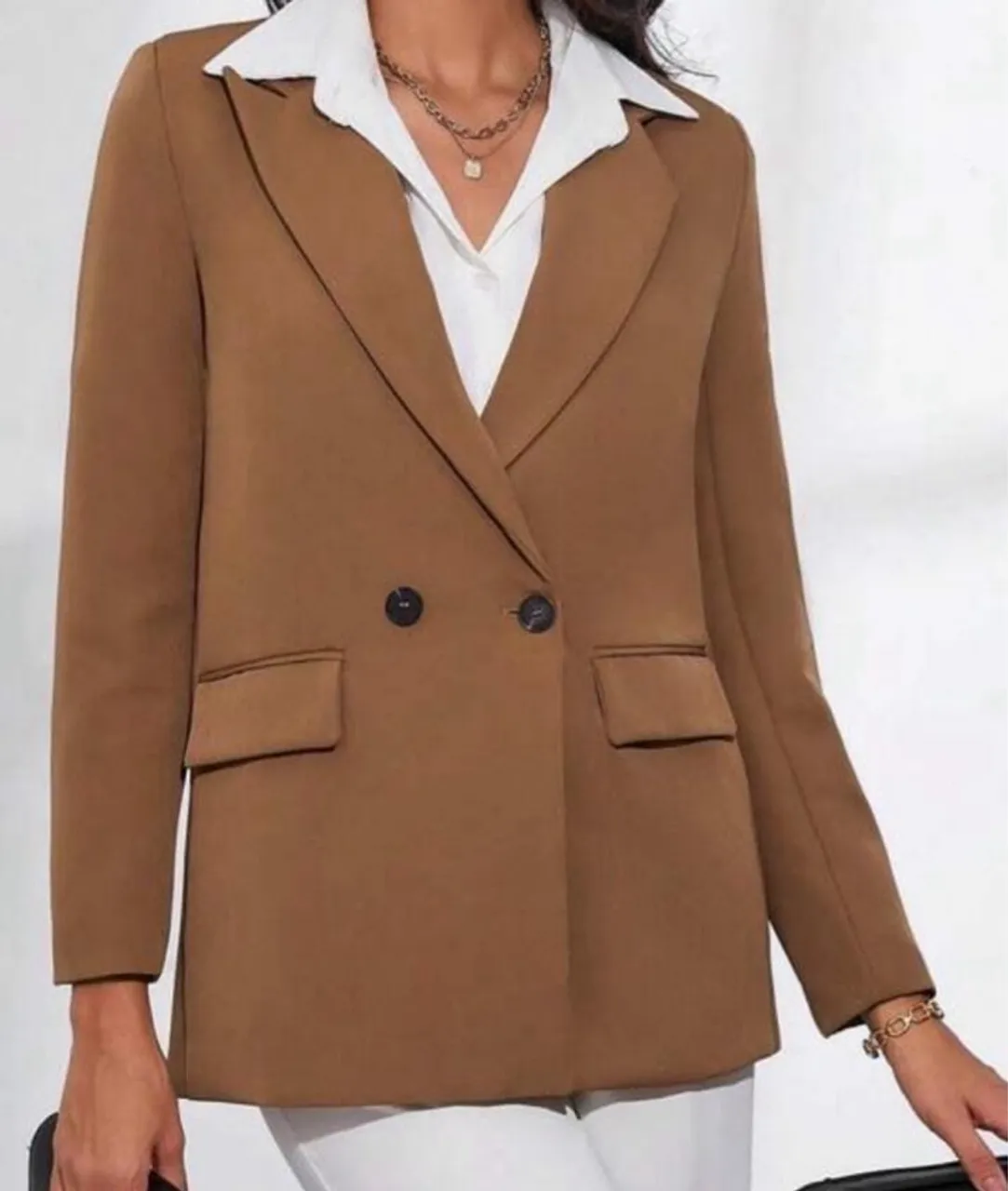 Blazer Caramelo Clássico Feminino