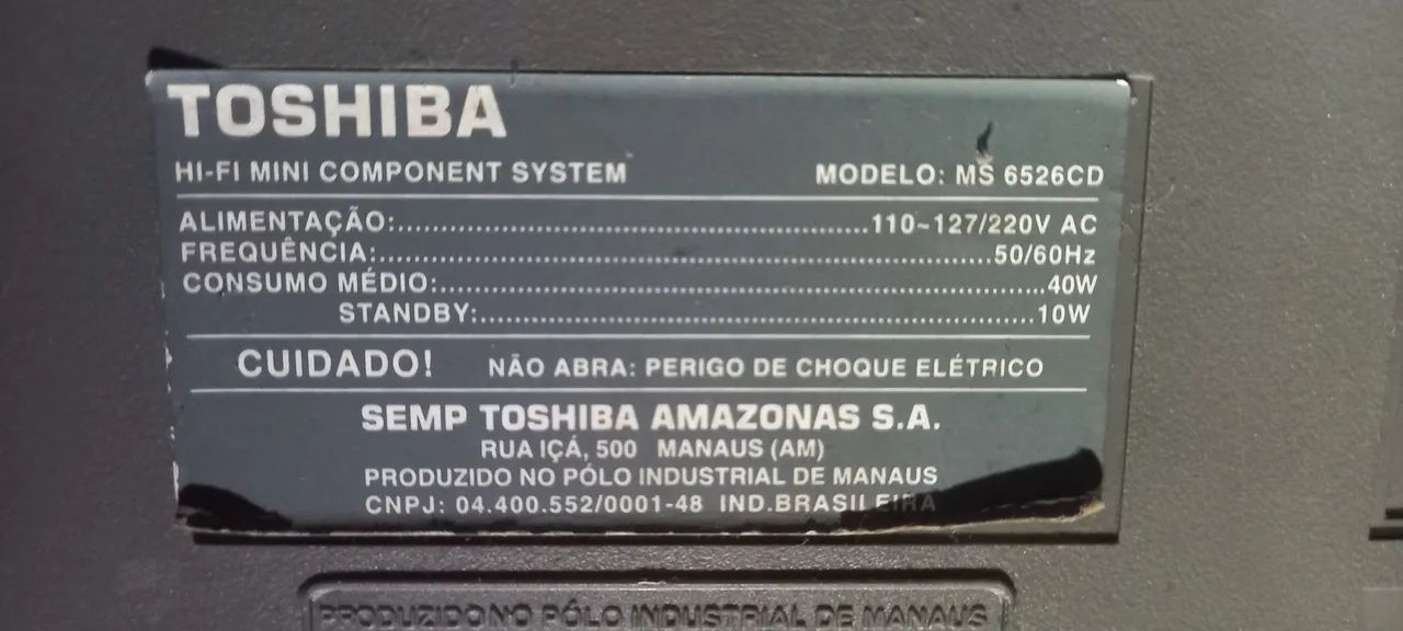 Som Toshiba  - Foto 3