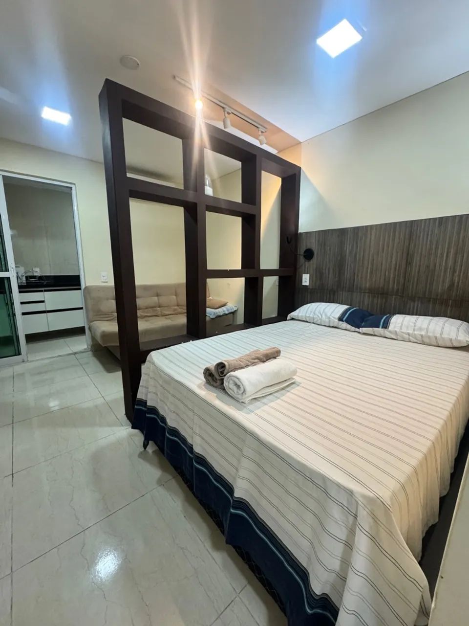 Flat Mobiliado Beira Mar em Intermares 