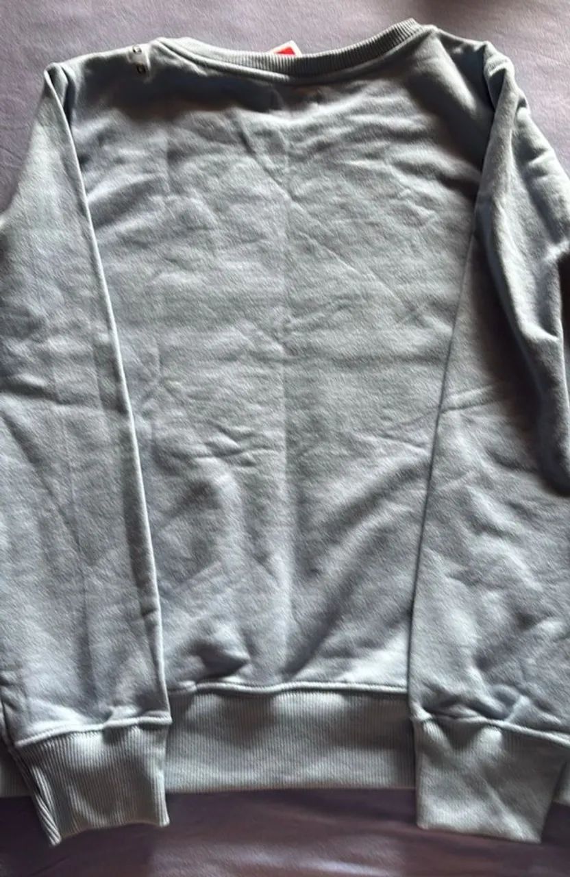 Blusa moletom "Paris" azul G - Foto 3