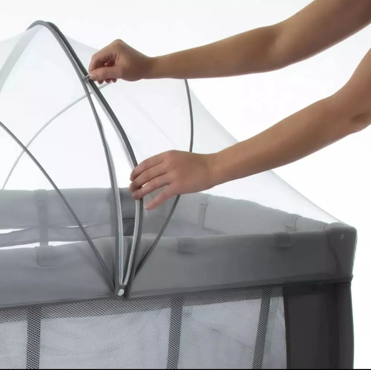 Berço portátil stelle infantil para bebê - Novo - Foto 6