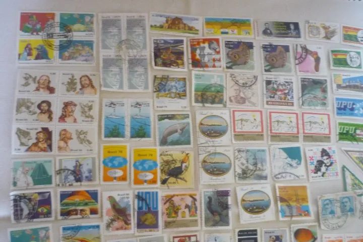 Selos Antigos Do Brasil A Classificar Lote Com 130 Leia Desc (Usado)