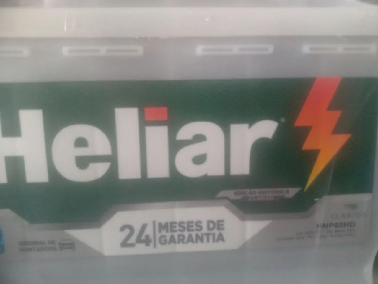 Bateria heliar para carro 