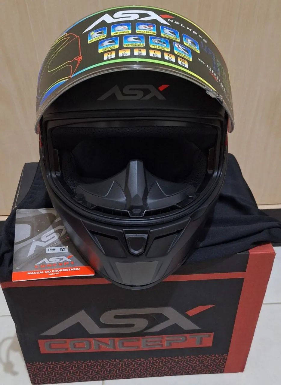 Capacete ASX 57/58 Novo