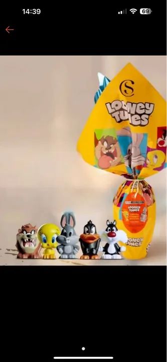 Ovos de Páscoa Looney Tunes