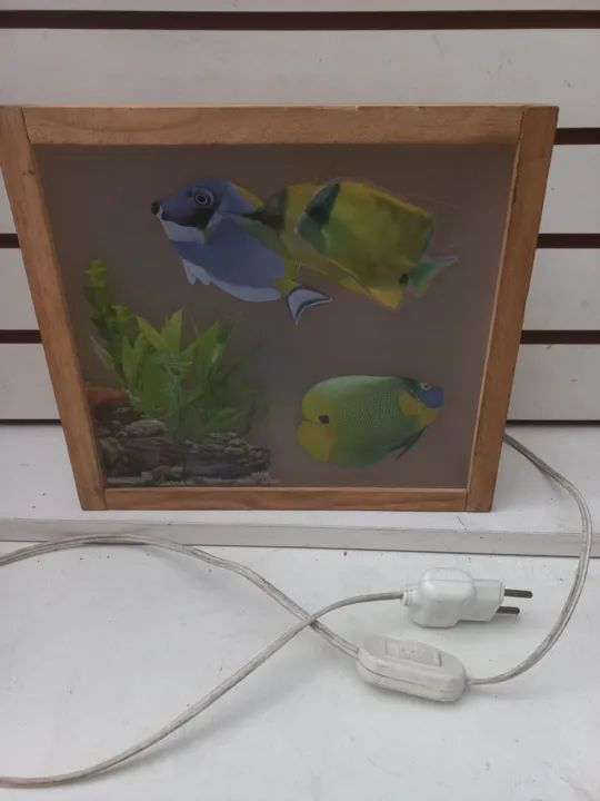 Abajur decorativo com Peixes - Foto 2
