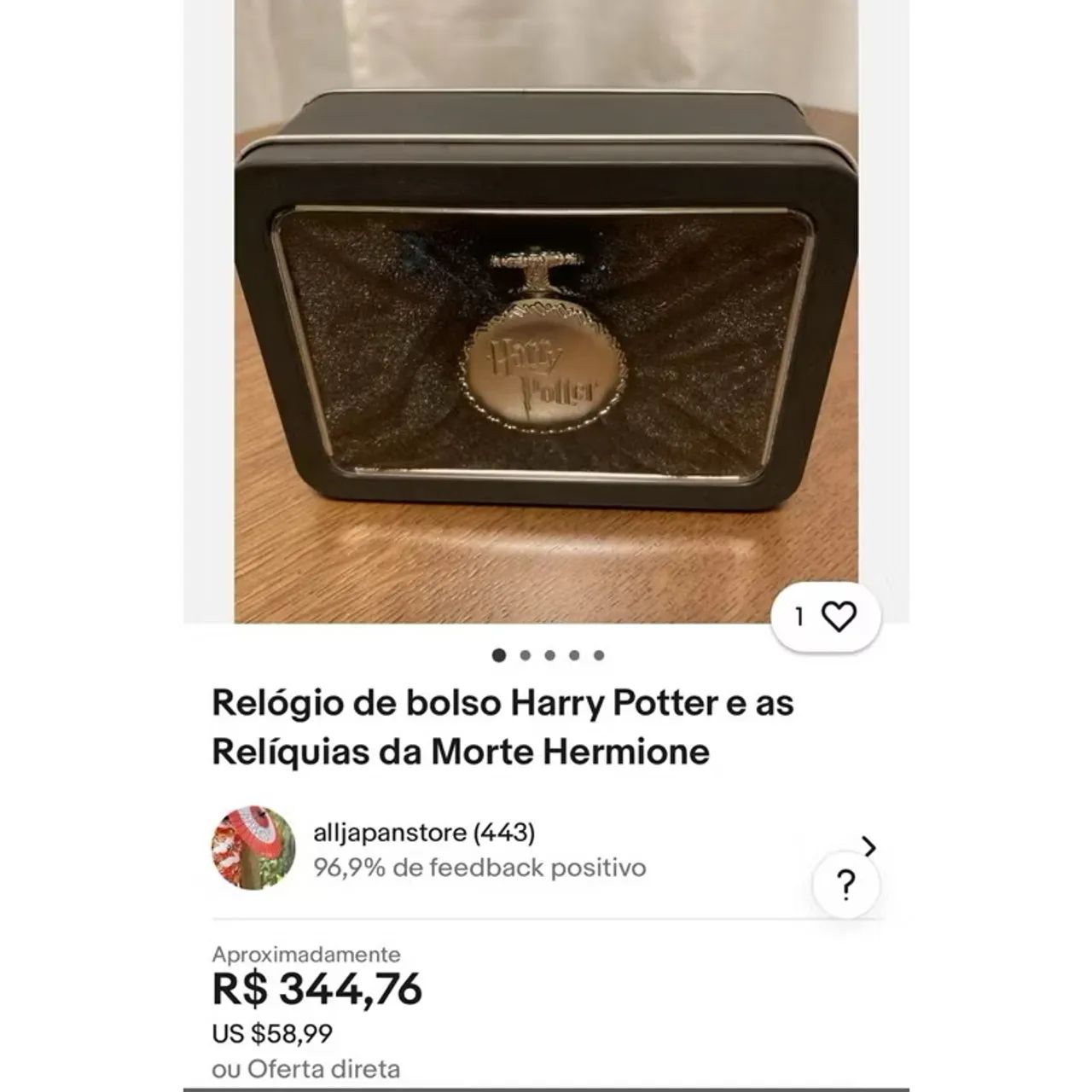Relógio Harry Potter (Hermione) importado - Foto 5