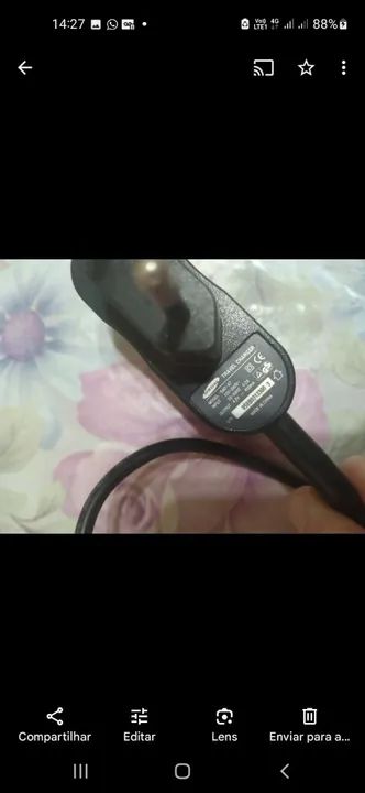 Carregador Samsung câmera digital 